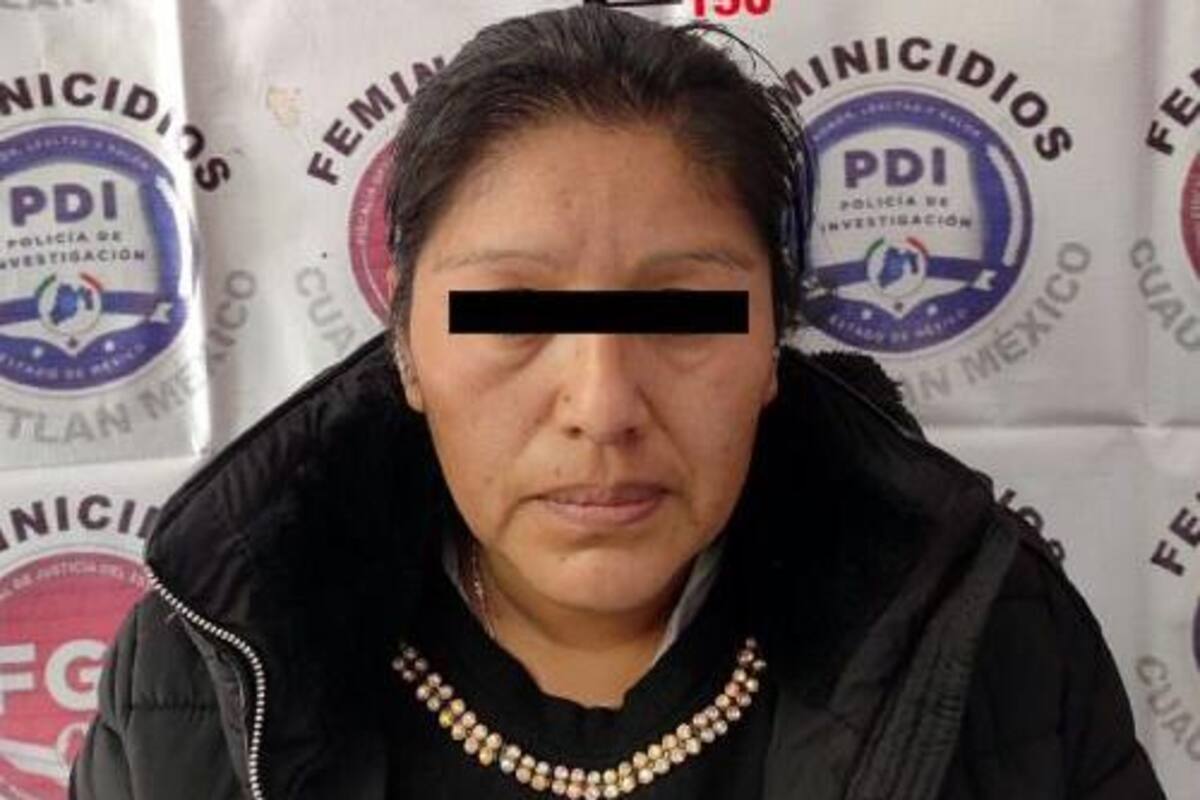 Edomex: Mujer acusada de matar a golpes a niñita de 5 años de su pareja sentimental