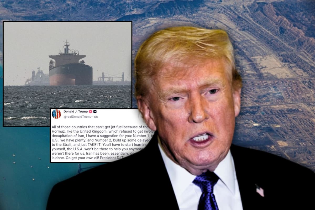 Donald Trump propone que aliados “tomen” el estrecho de Ormuz por la fuerza o compren petróleo a EEUU mientras anticipa salida de operaciones en Medio Oriente