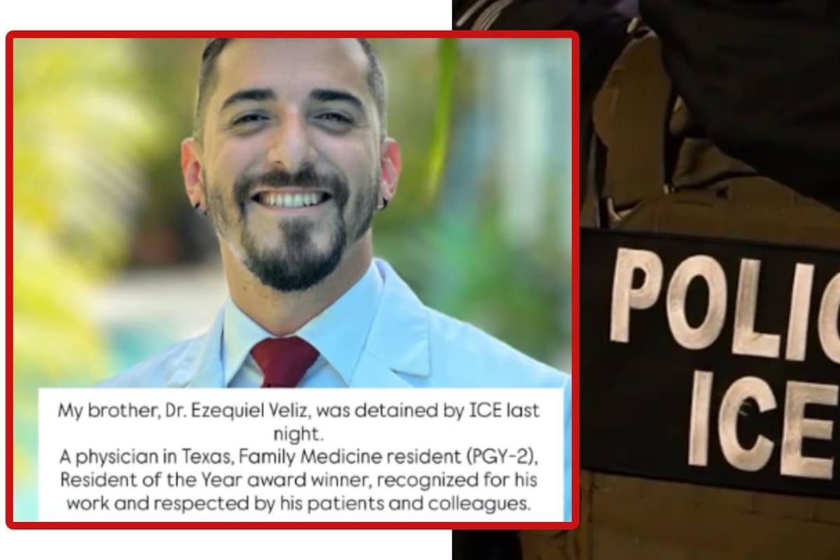ICE detiene a prestigioso médico venezolano en Texas Ezequiel Véliz quien incluso ha sido galardonado en EEUU por su labor; actualmente es miembro del Texas Board para admisiones en escuelas de medicina