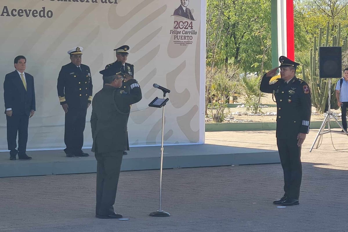 Vicente Mandujano Acevedo rinde protesta en 4ta Zona Militar