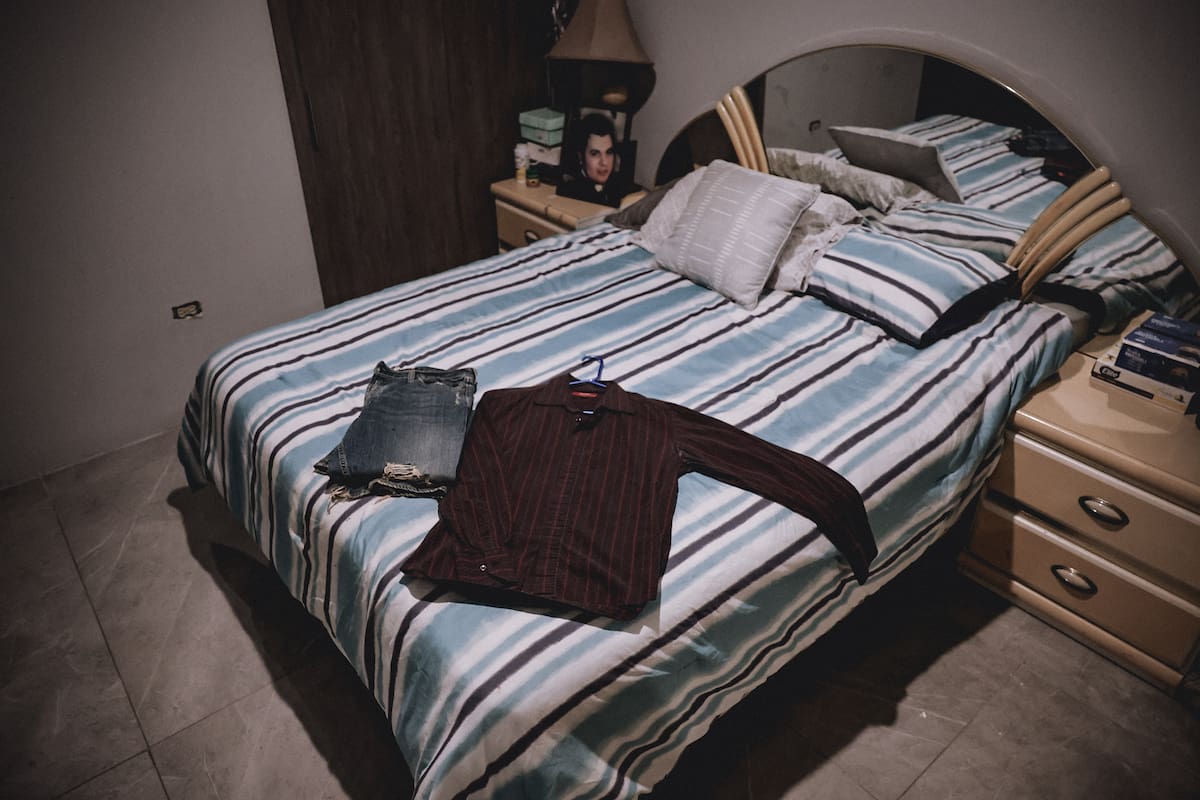 En el cuarto aún se encuentran las pertenencias de Pierre Meza López. Foto: Daniel Reséndiz.