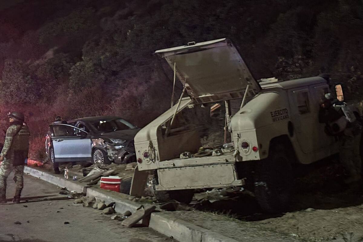Choque entre unidad militar y vehículos particulares deja al menos 5 lesionados