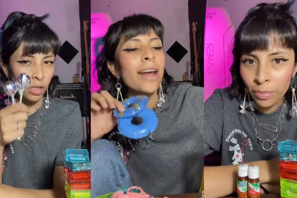 Joven hace trend en TikTok mostrando su peculiar colección de aretes, que incluye desde salvavidas y Sabritas hasta animales y juegos mexicanos