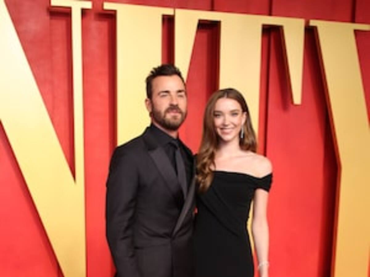 Justin Theroux y Nicole Brydon Bloom.