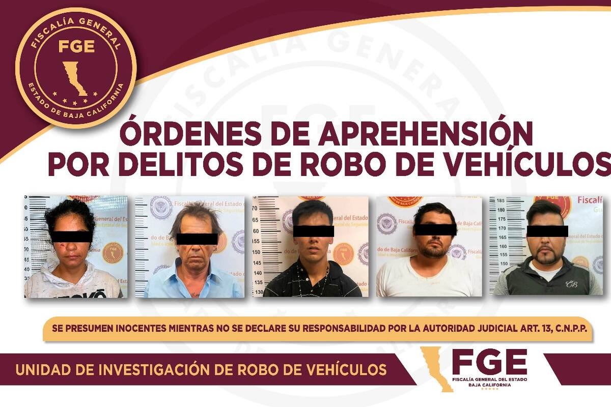 Cumplimentan órdenes de aprehensión por robo de vehículo