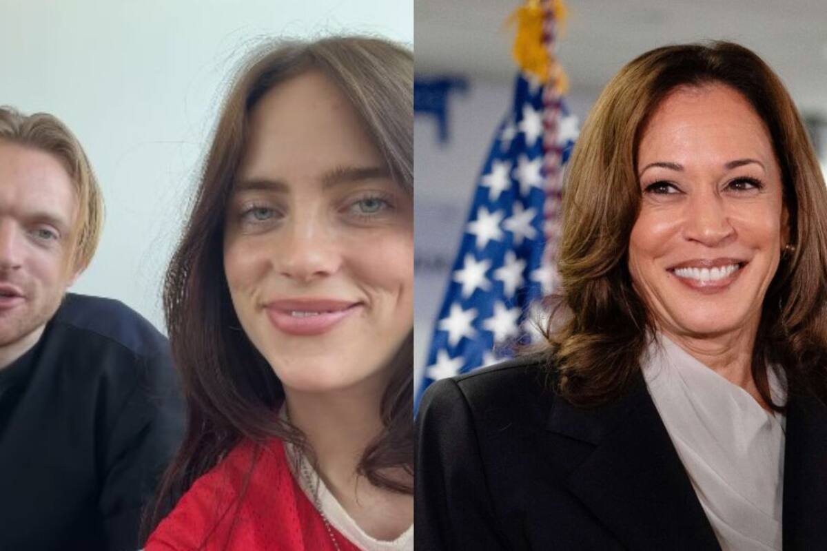 Billie Eilish y su hermano Finneas expresan su apoyo a Kamala Harris