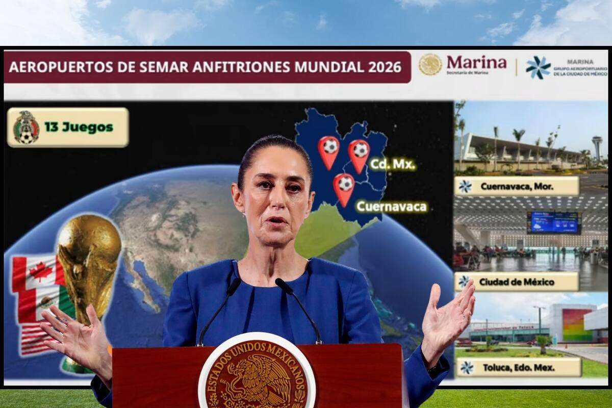 Aeropuertos FIFA: Gobierno de Sheinbaum remodelará AICM y AIFA rumbo al Mundial 2026