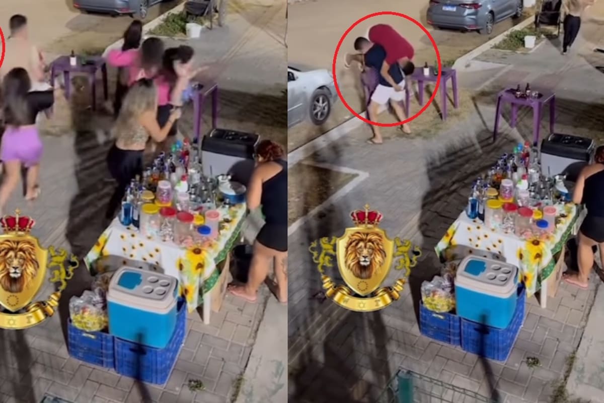 “Héroe sin capa”: joven se viraliza por cargar a su amigo dormido y huir en medio de una balacera