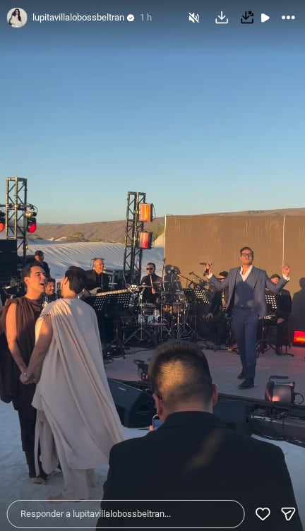 Carlos Rivera ofrece concierto sorpresa en boda de Un Tal Fredo | IG (@lupitavillalobossbeltran)
