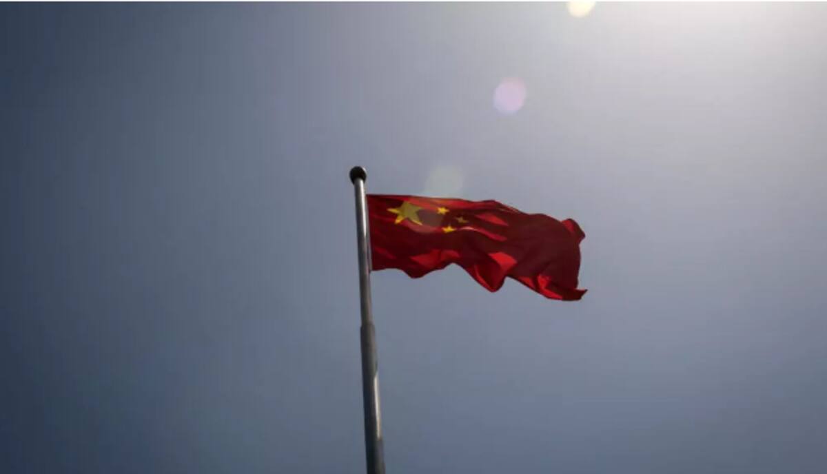 Bandera de China, país en el que se presentó un violento ataque con cuchillo el 16 de noviembre. © Nicolás Asfouri, AFP file