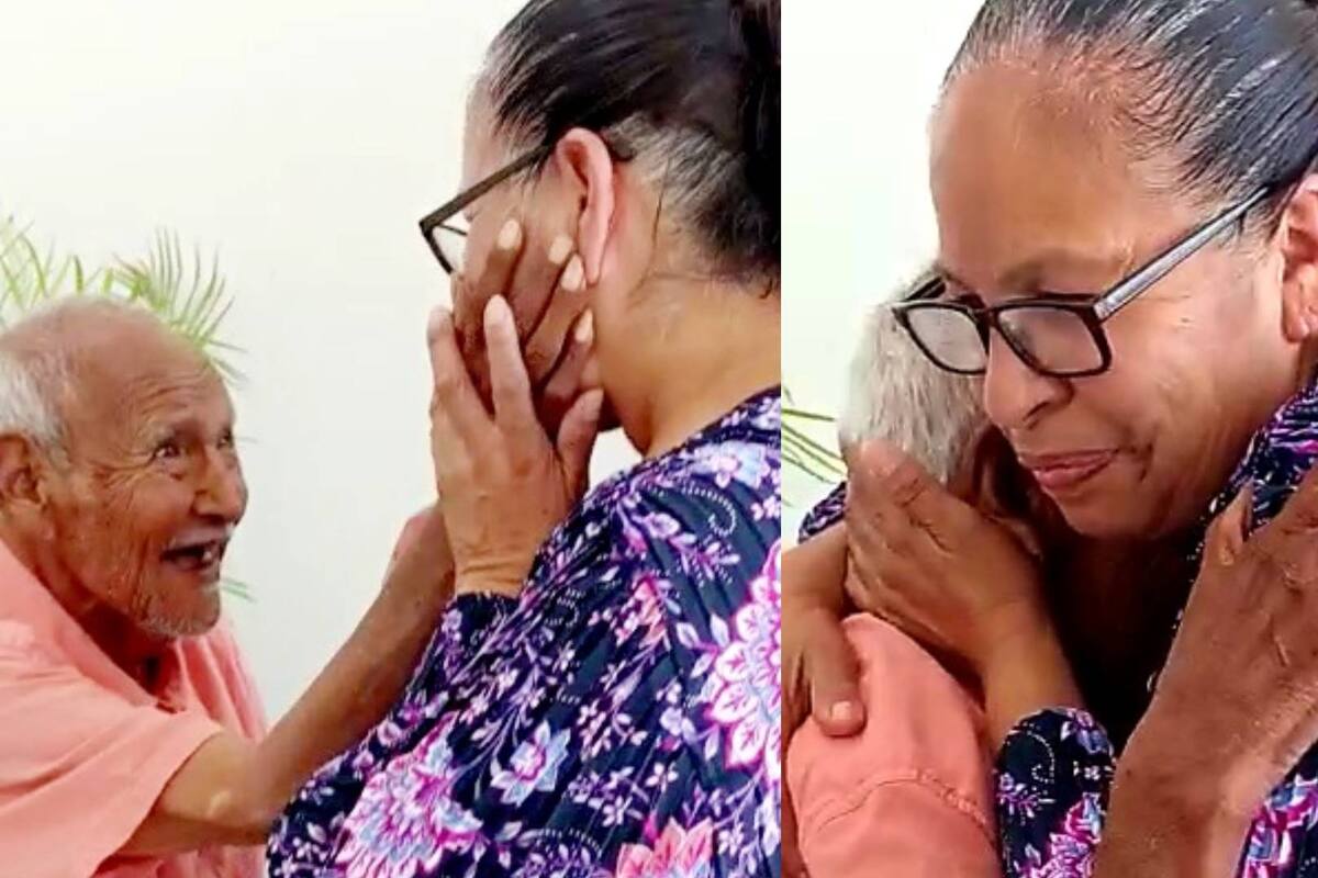 María del Carmen creía que su padre estaba muerto y lo hallan en situación de calle