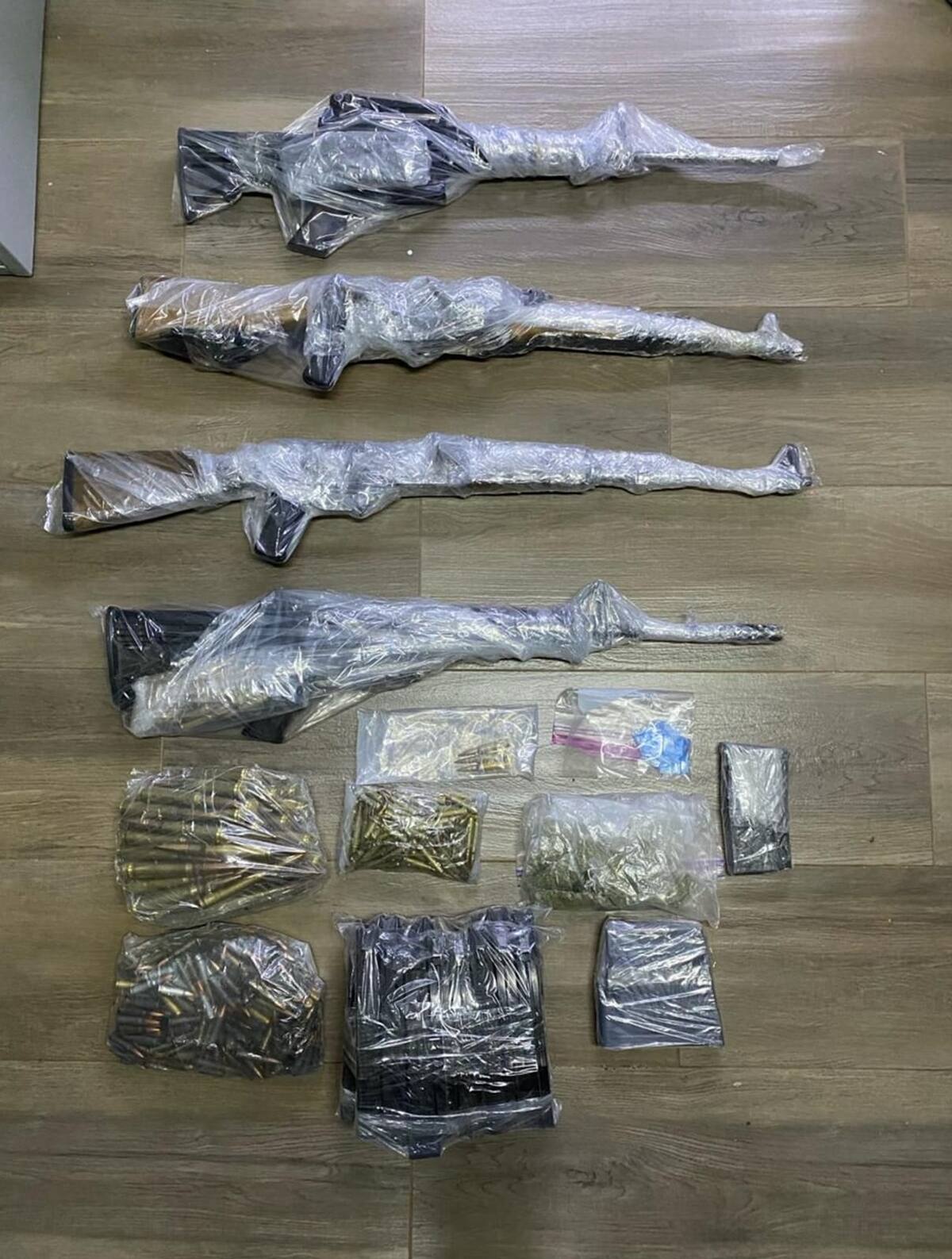 Armas, narcótico y vehículos quedaron a disposición de la autoridad federal correspondiente