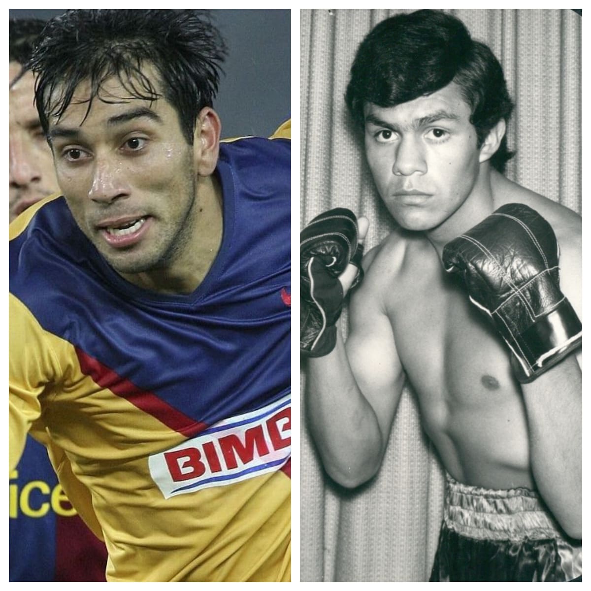 Nelson 'Pipino' Cuevas y el original, 'Pipino' Cuevas.