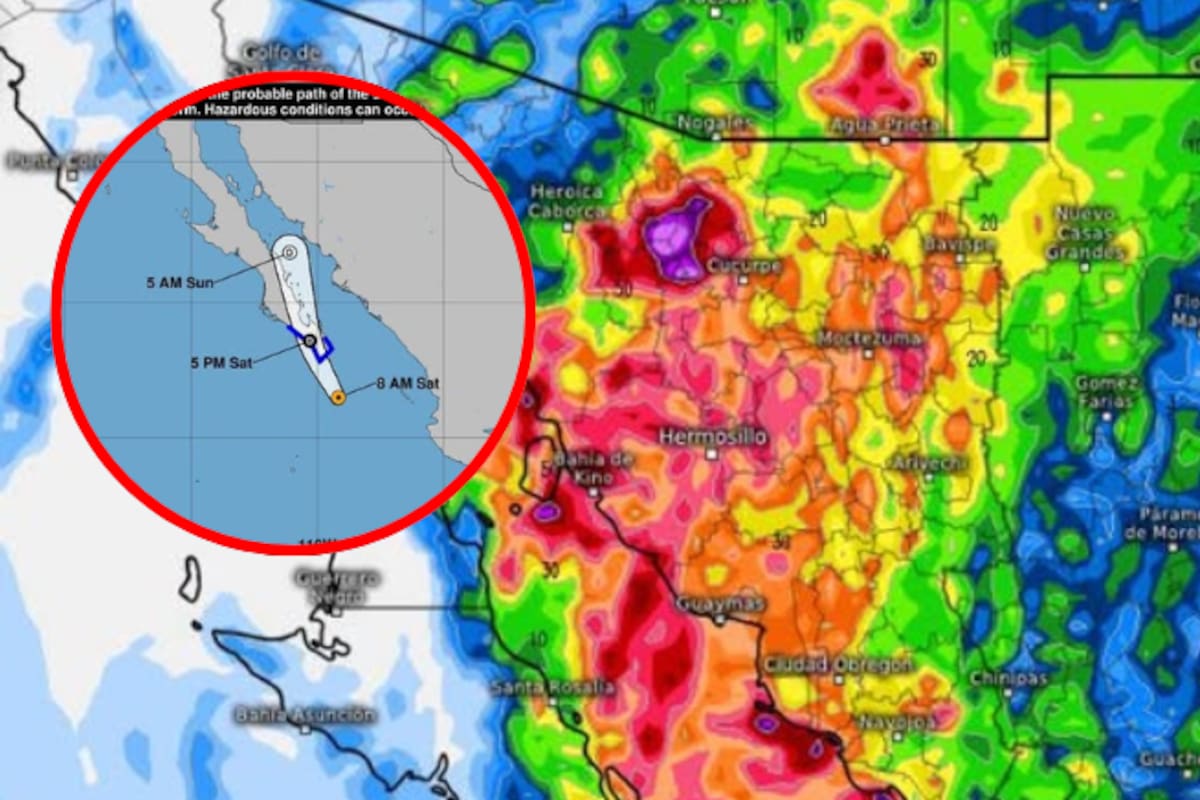 Tormenta tropical “Raymond” amenaza costas mexicanas: lluvias torrenciales, oleaje extremo y vientos de hasta 90 km/h este sábado