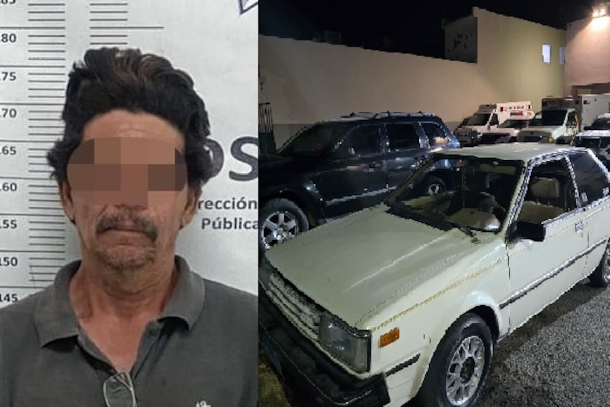 Detienen a conductor de auto reportado como robado