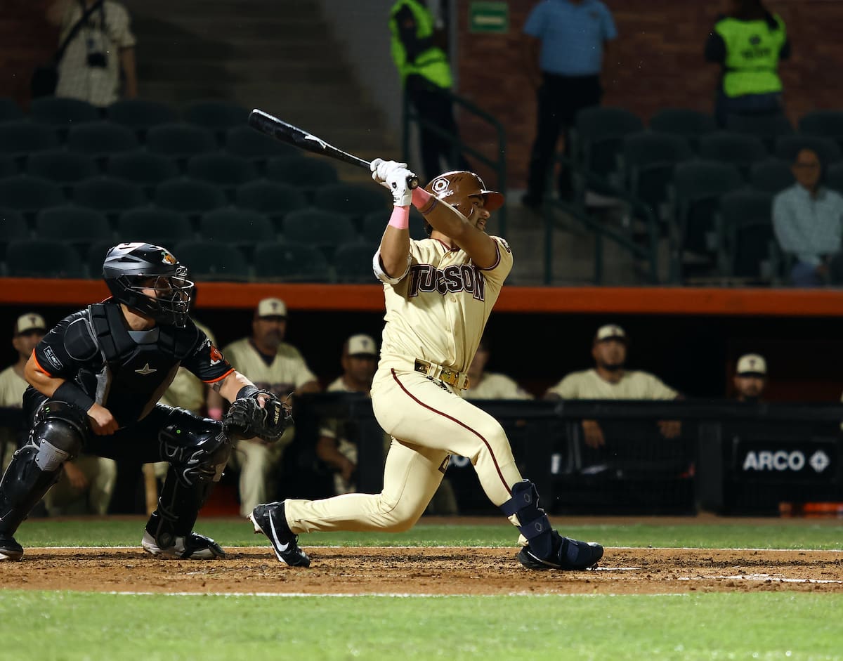 El equipo de Tucson jugó como local administrativo en su visita al Estadio Fernando Valenzuela para enfrentar a los Naranjeros de Hermosillo. (Foto: Cortesía Naranjeros)