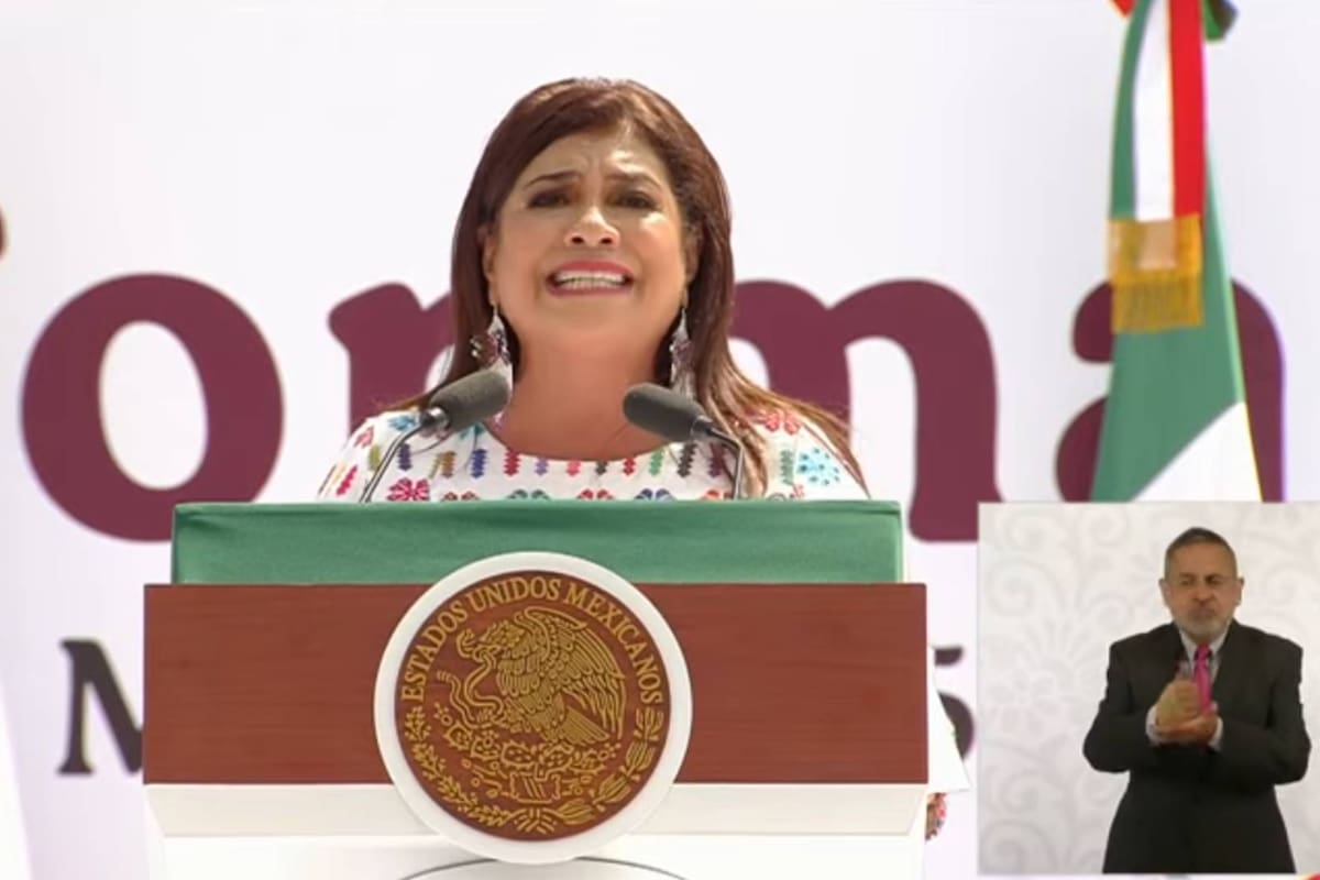“A nuestra presidenta no la para nadie”: Clara Brugada durante primer informe de Sheinbaum