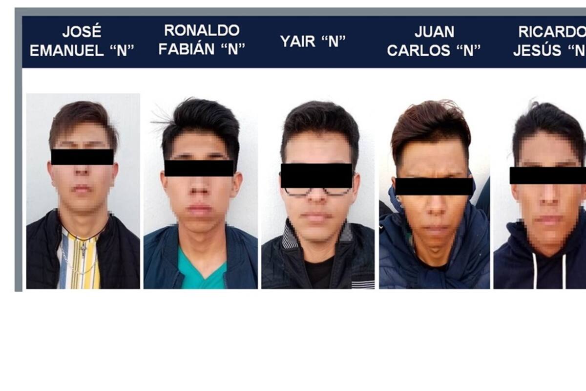 Capturan a 5 jóvenes por abusar sexualmente de menores en Jalisco