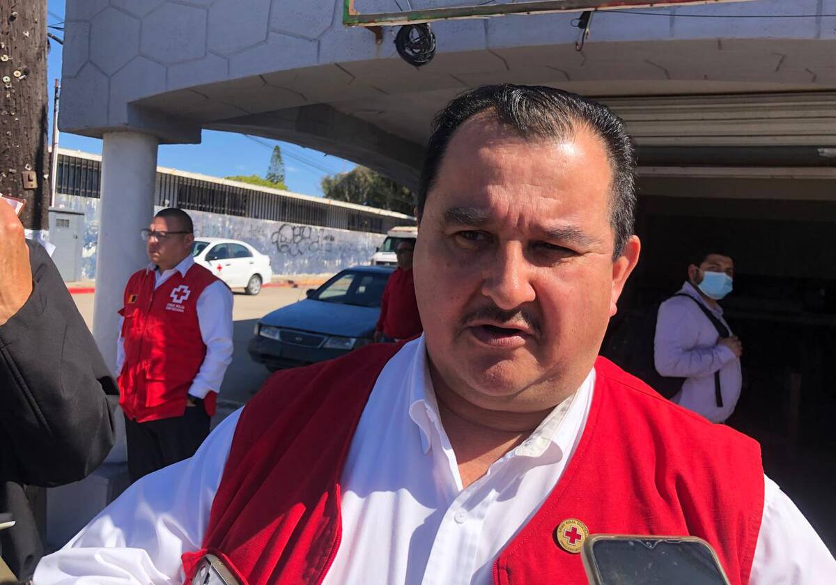 Conrado Hernández Tovalín, presidente del Consejo Directivo de la Cruz Roja Rosarito.