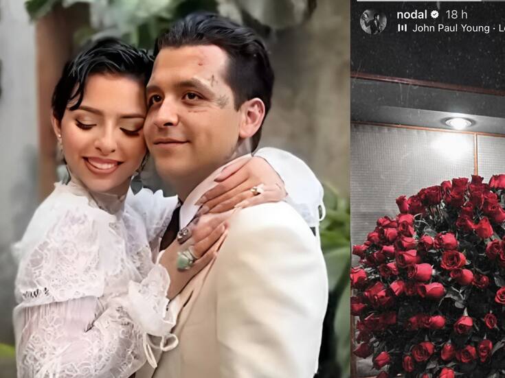 Christian Nodal presume “ramo buchón”: ¿es para Ángela Aguilar?