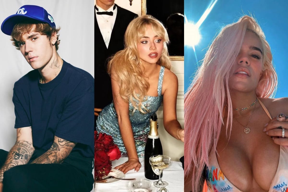 Sabrina Carpenter, Justin Bieber y Karol G encabezarán Coachella 2026