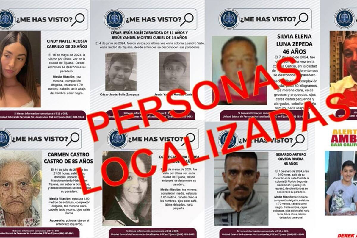 FGE localiza a nueve personas que estaban desaparecidas