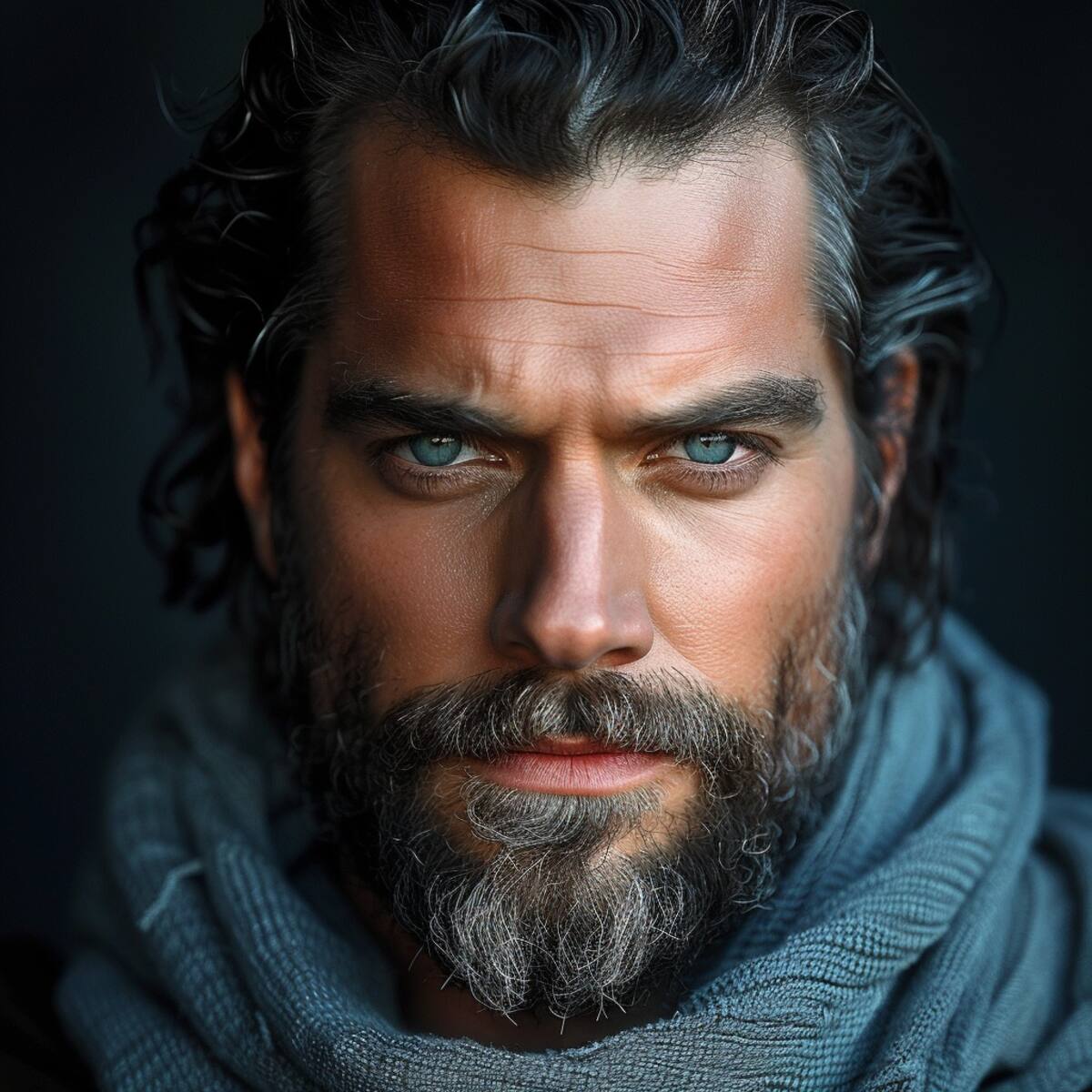 Elegante a los 60: La inteligencia artificial de Midjourney nos regala una visión de Henry Cavill con canas y una presencia impactante.