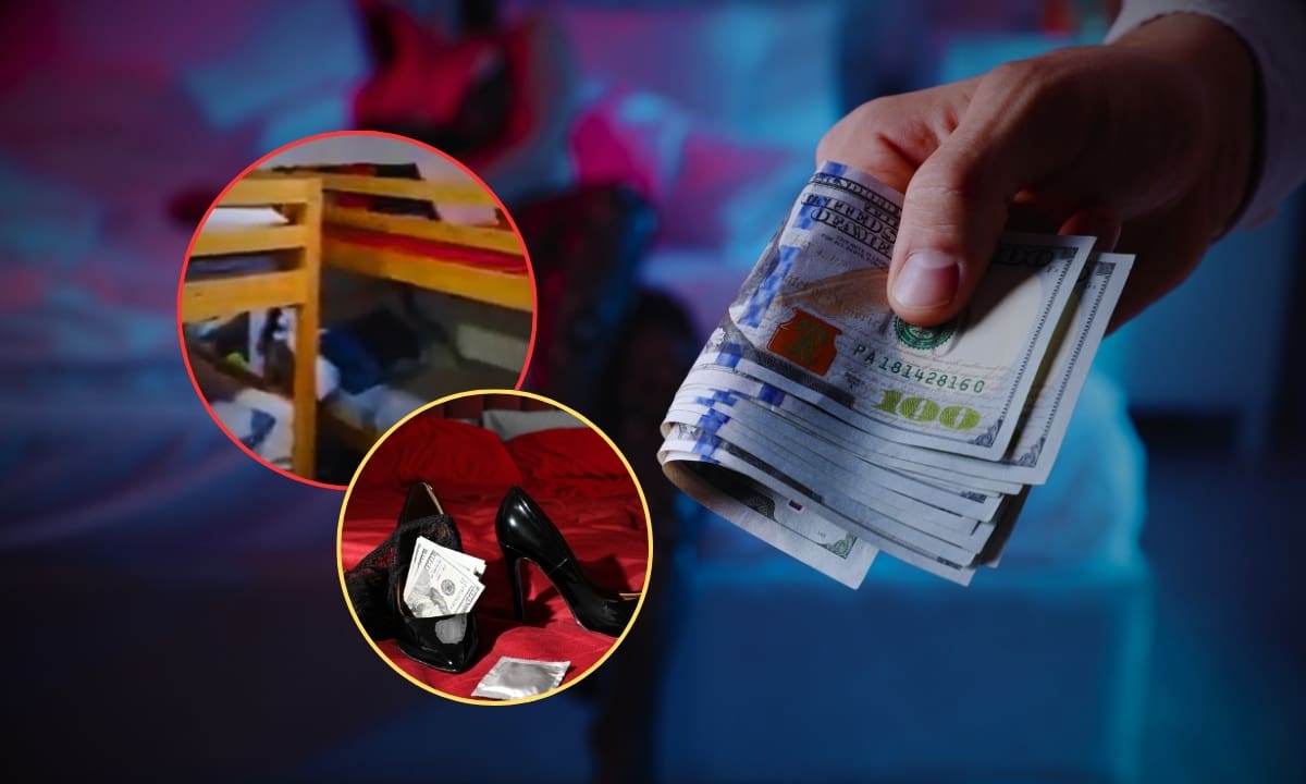 Policía Nacional descubre en Madrid un entramado con al menos cuatro empresas para encubrir prostitución coactiva, libera a 18 mujeres y confirma suministro de cocaína para generar dependencia y aumentar deudas. Foto: Especial (Canva/Captura de video)