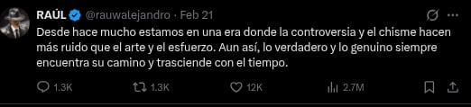 La respuesta del cantante sobre la polémica.