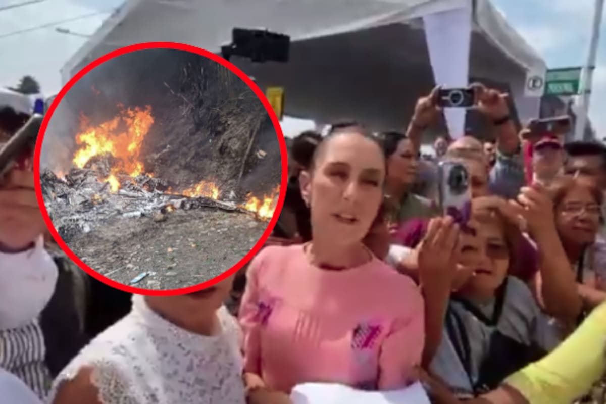 Claudia Sheinbaum lamenta accidente aéreo en Chiapas que dejó tres muertos
