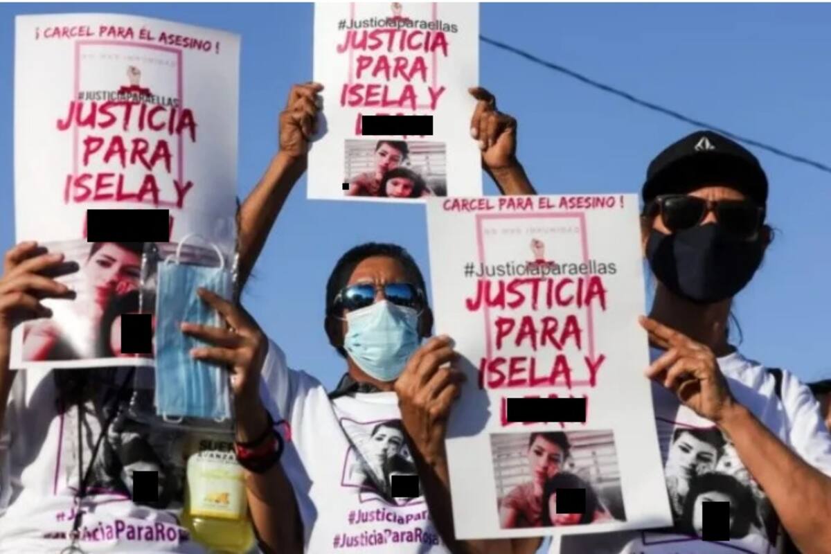 Familia de Rosa Icela y su hija encaran a autoridades de Comandancia