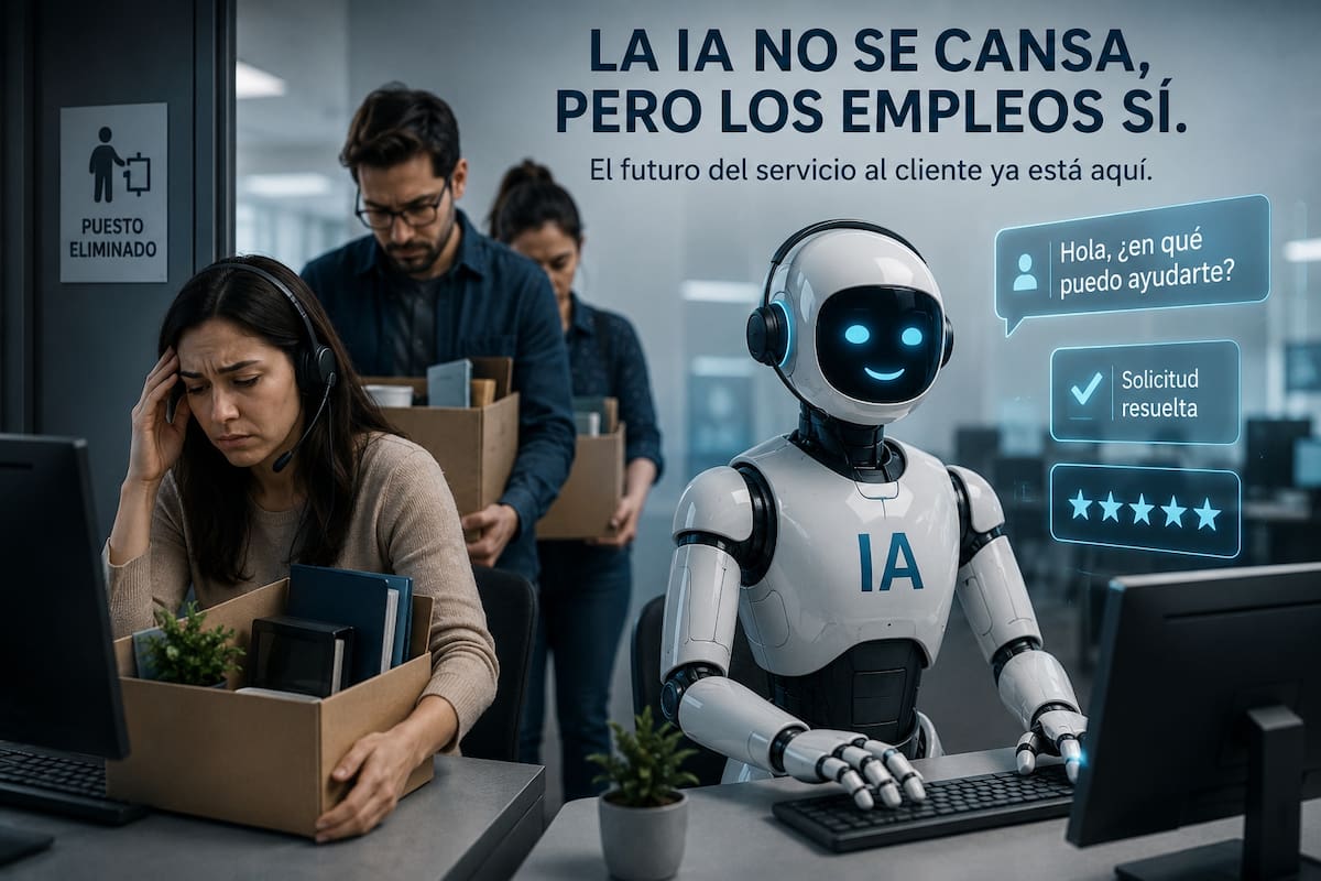 Uber vinculó por primera vez despidos con la inteligencia artificial tras recortar empleos en atención al cliente. | Imagen hecha por IA de ChatGPT
