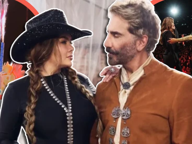 Alejandro Fernández le canta Las Mañanitas a Yuridia por su cumpleaños tras aparecer como invitada sorpresa en el cierre de su gira