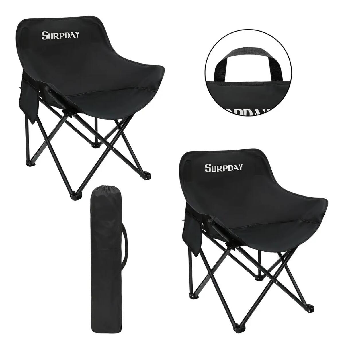 Set de dos sillas playeras portátiles | Mercado Libre