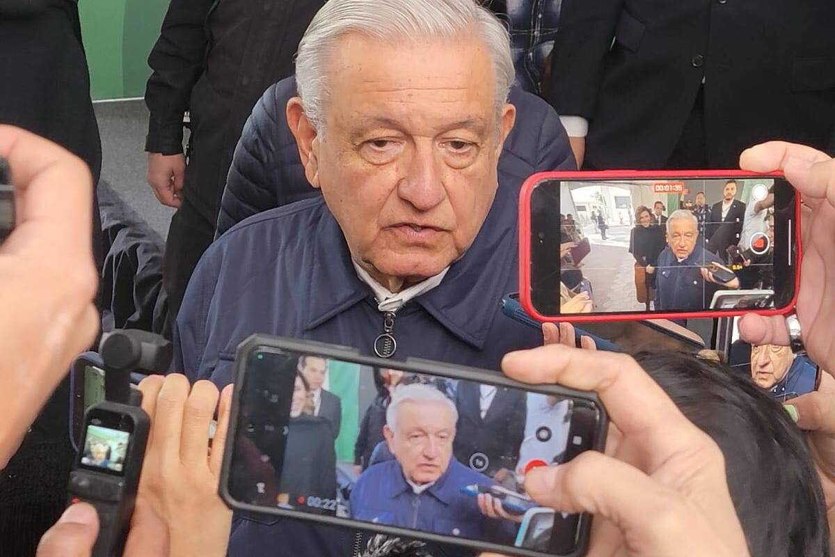 Concluye mañanera de AMLO en Mexicali