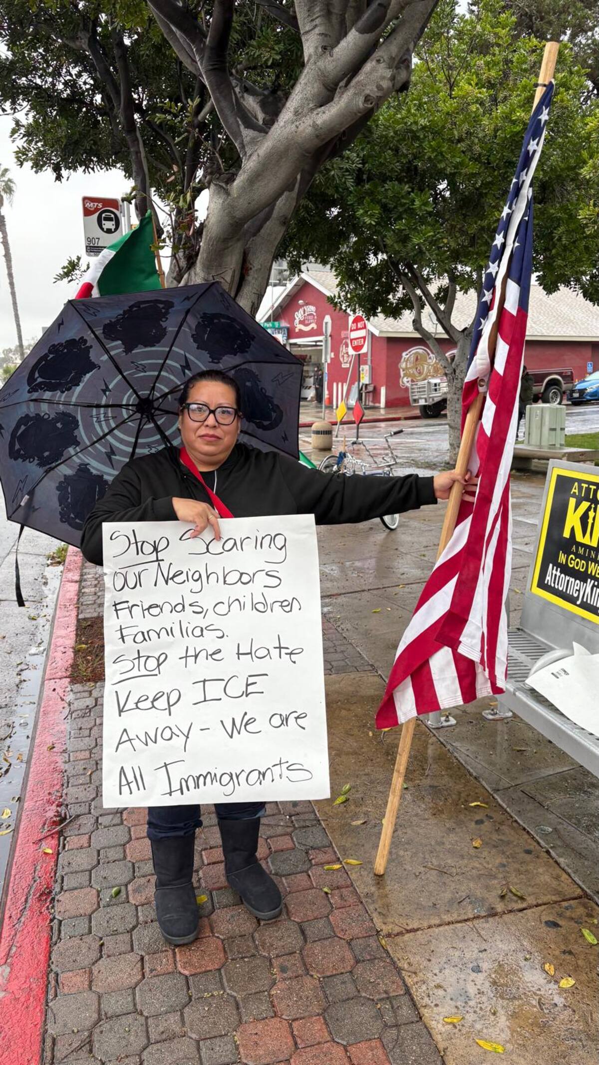Susana Padilla, madre de familia en la protesta: Foto: Ana Gómez Salcido