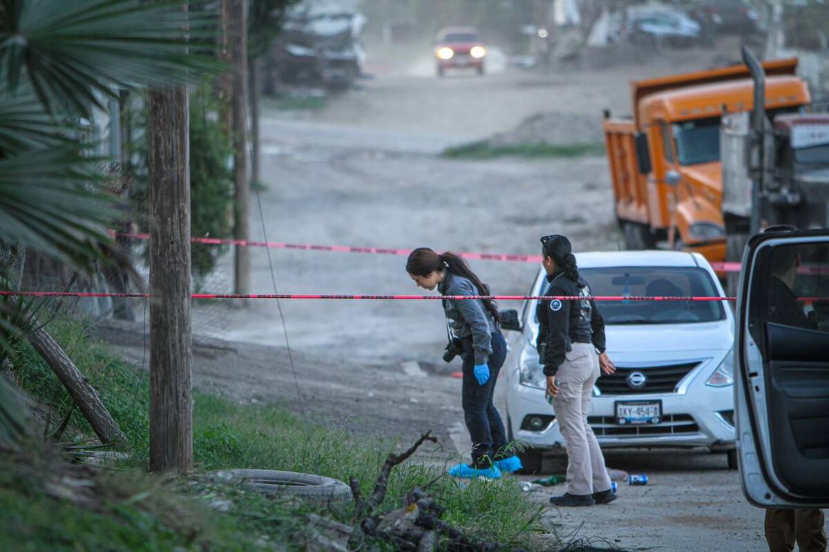 Un hombre de aproximadamente 30 años resultó lesionado por disparos de arma de fuego en el Poblado Ejido Matamoros. Foto: Border Zoom
