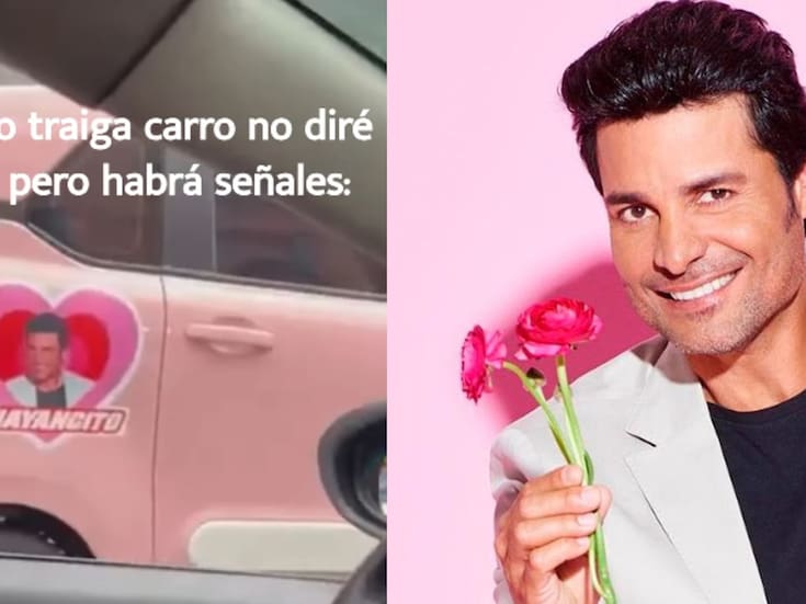 Auto rosa con motivos de Chayanne se vuelve sensación en redes… y también en el tráfico