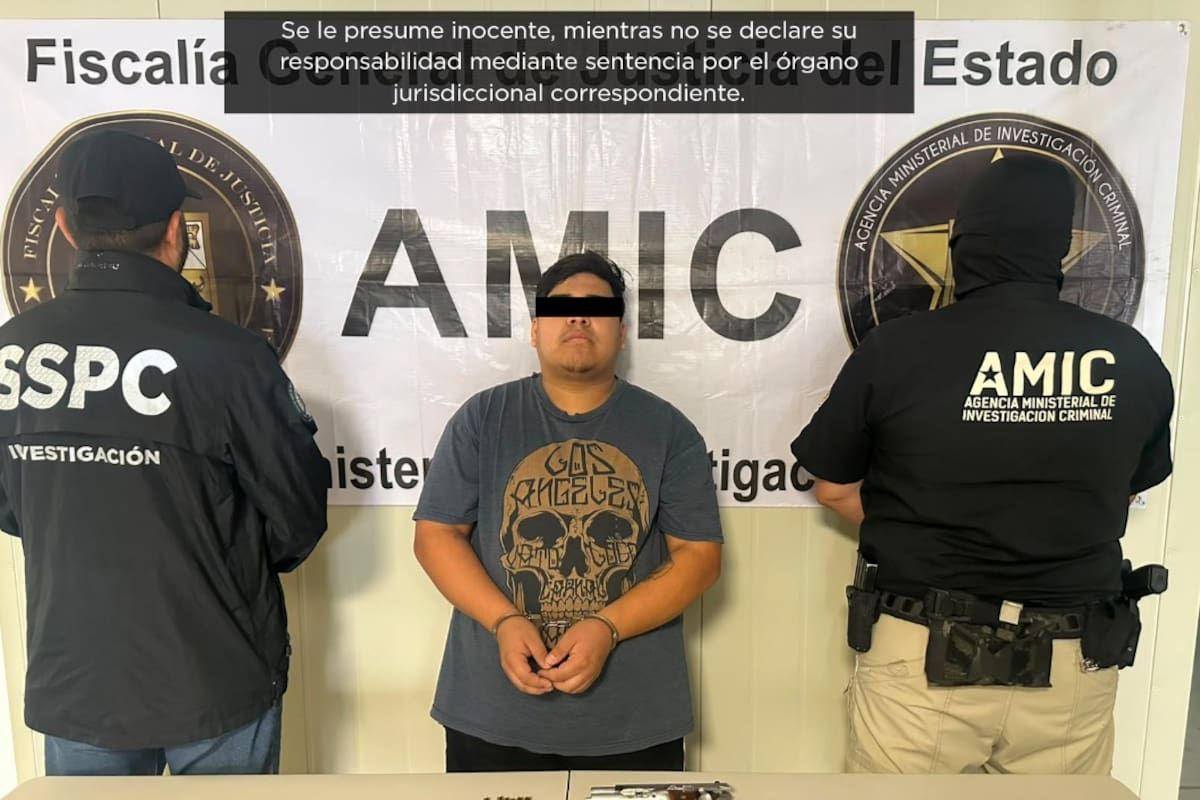Detienen en Hermosillo a Jesús Adrián “N”, alias “Bomba”, señalado como segundo al mando de célula generadora de violencia en Sonora
