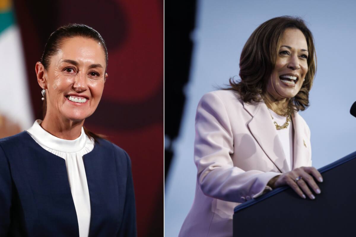 Kamala Harris, vicepresidenta de EU, y Claudia Sheinbaum hablan por teléfono sobre liderazgo femenino