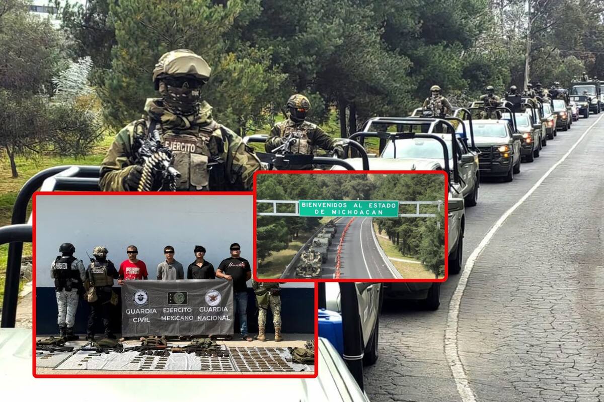 Plan Michoacán de Claudia Sheinbaum ya está dando resultados luego de que la Guardia Nacional y el Ejército detuvieron a cinco extorsionadores de limoneros