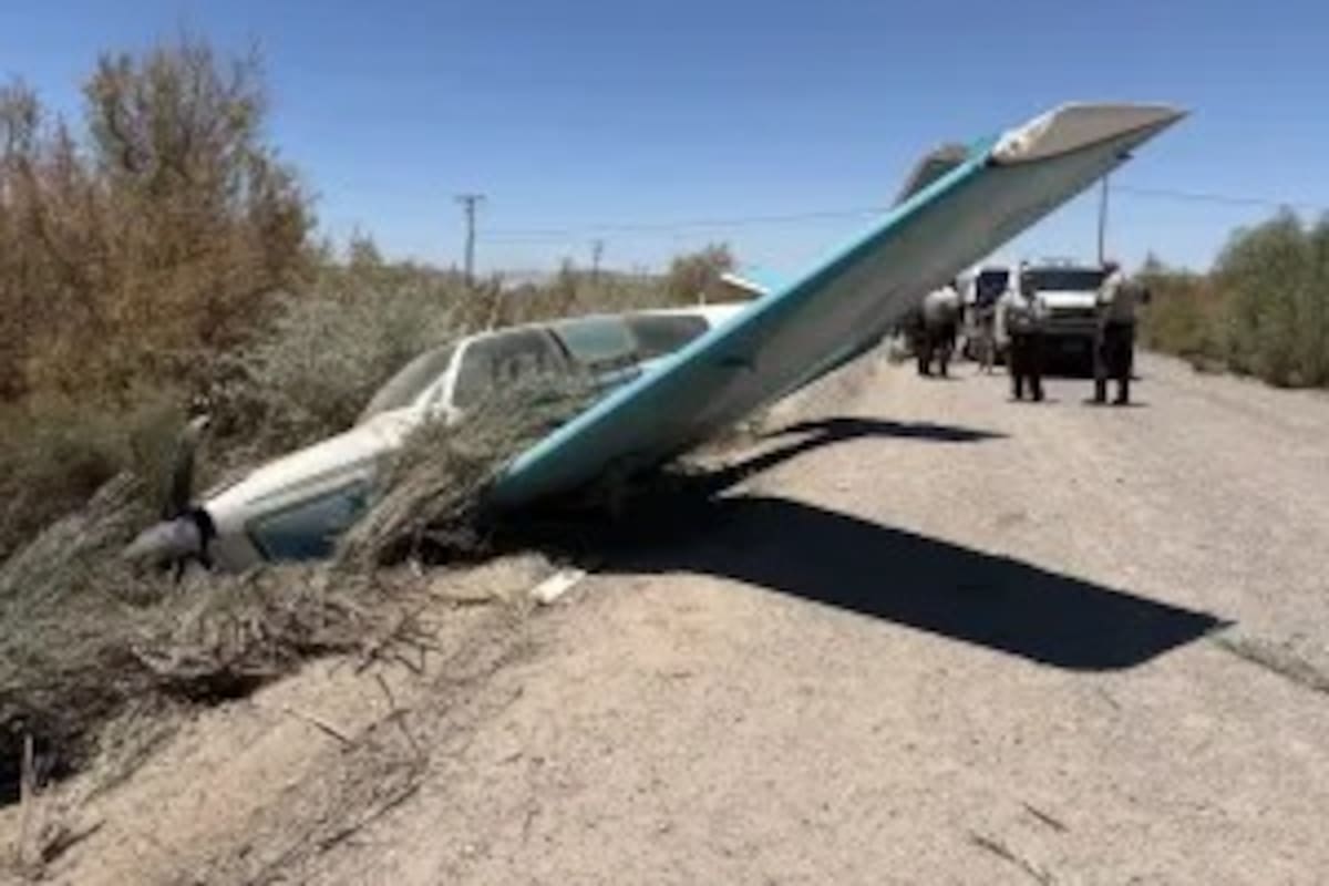 Localizan avioneta accidentada en Yuma y rescatan con vida a sus tres ocupantes