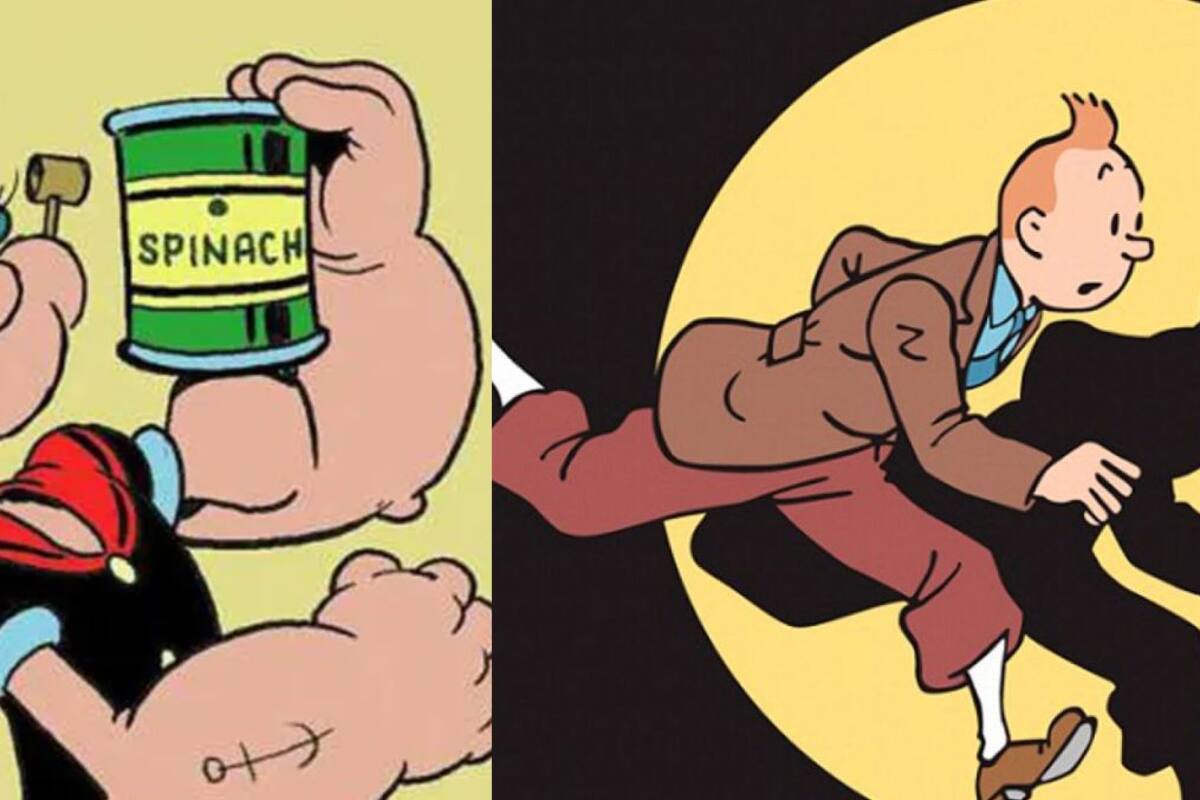 Tintín y Popeye pasan a ser de dominio público en 2025