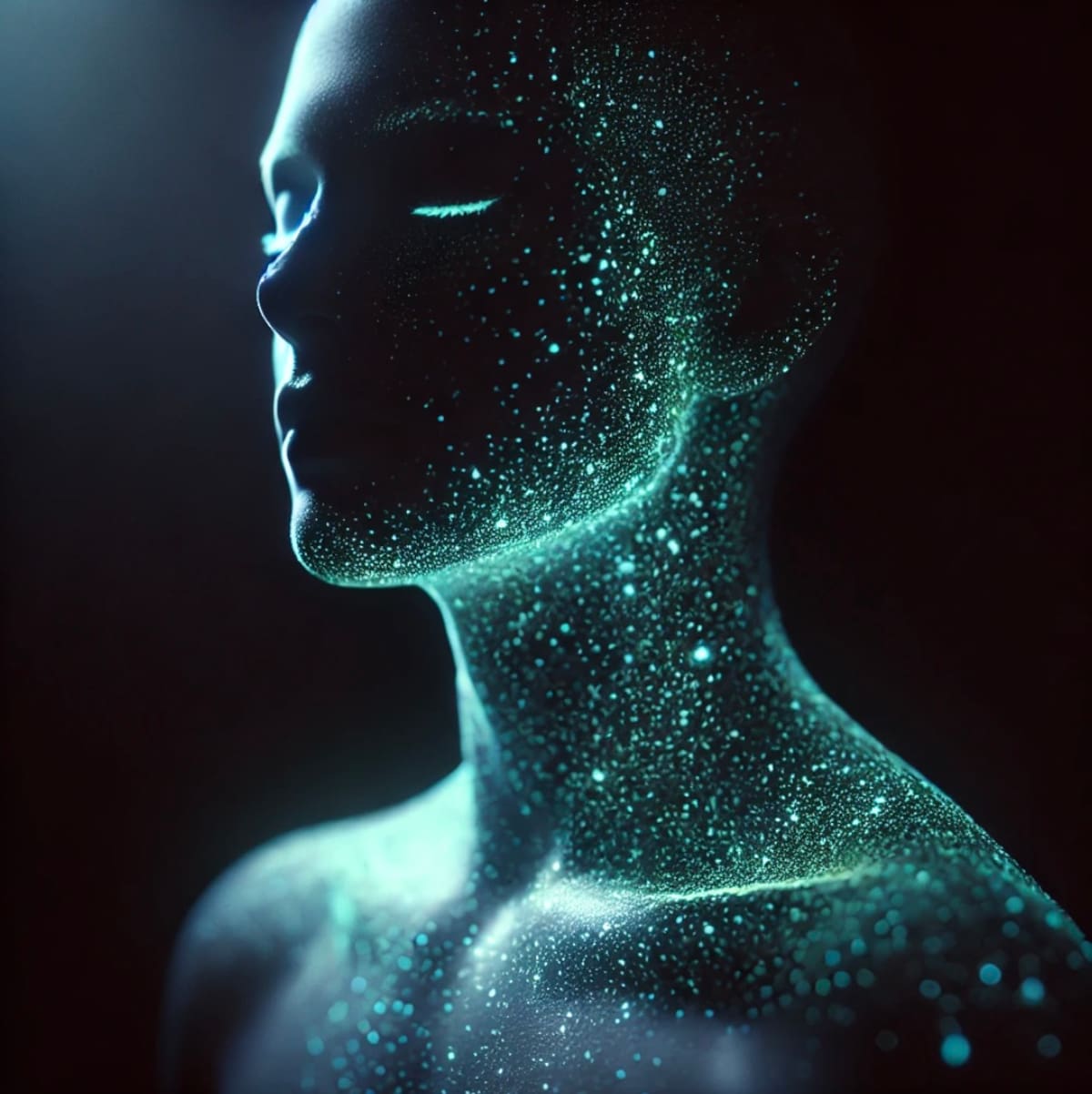 La cara, la cabeza y el cuello, son las que emiten mayor cantidad de luz.