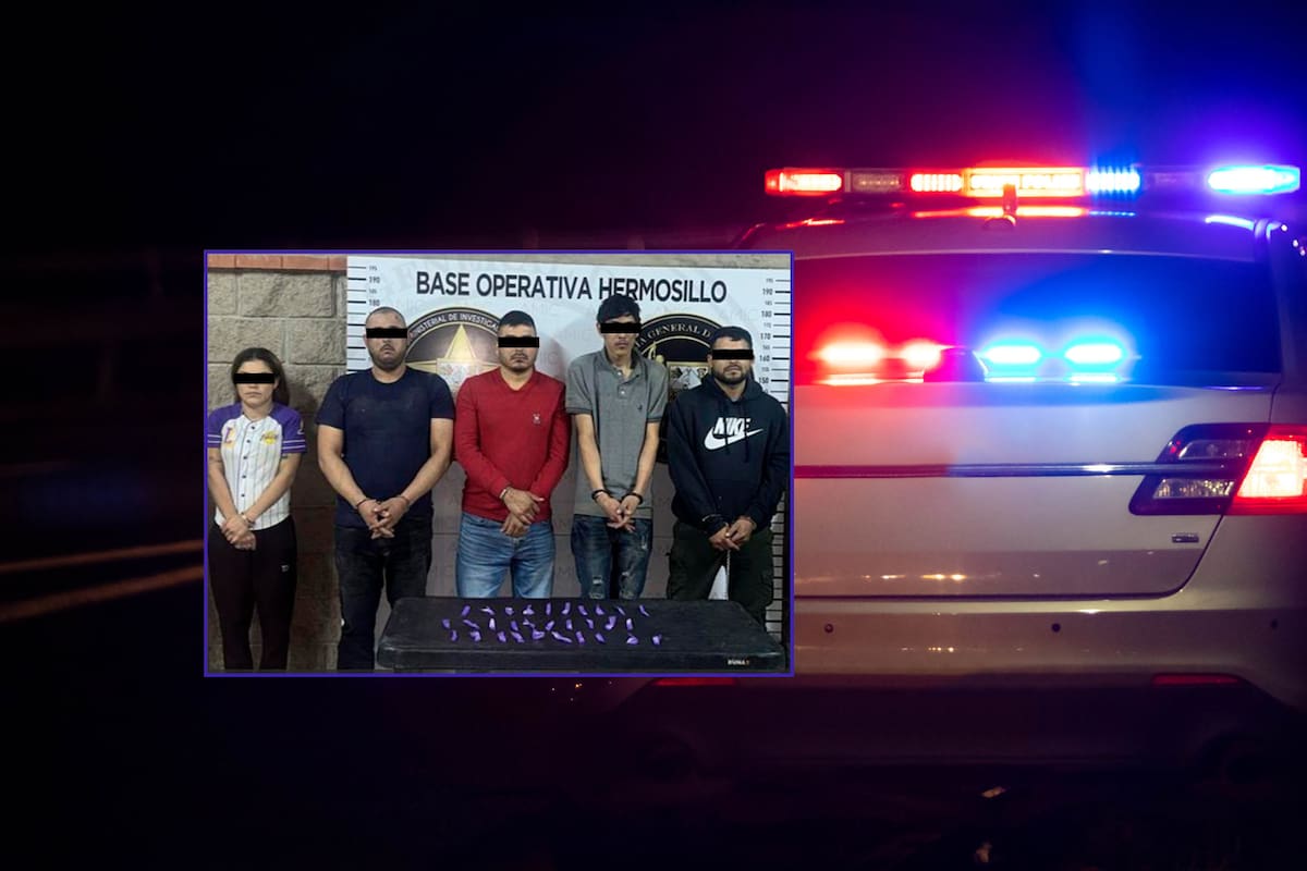 FGJES imputa a cinco adultos y un menor de edad por posesión de metanfetamina tras operativo