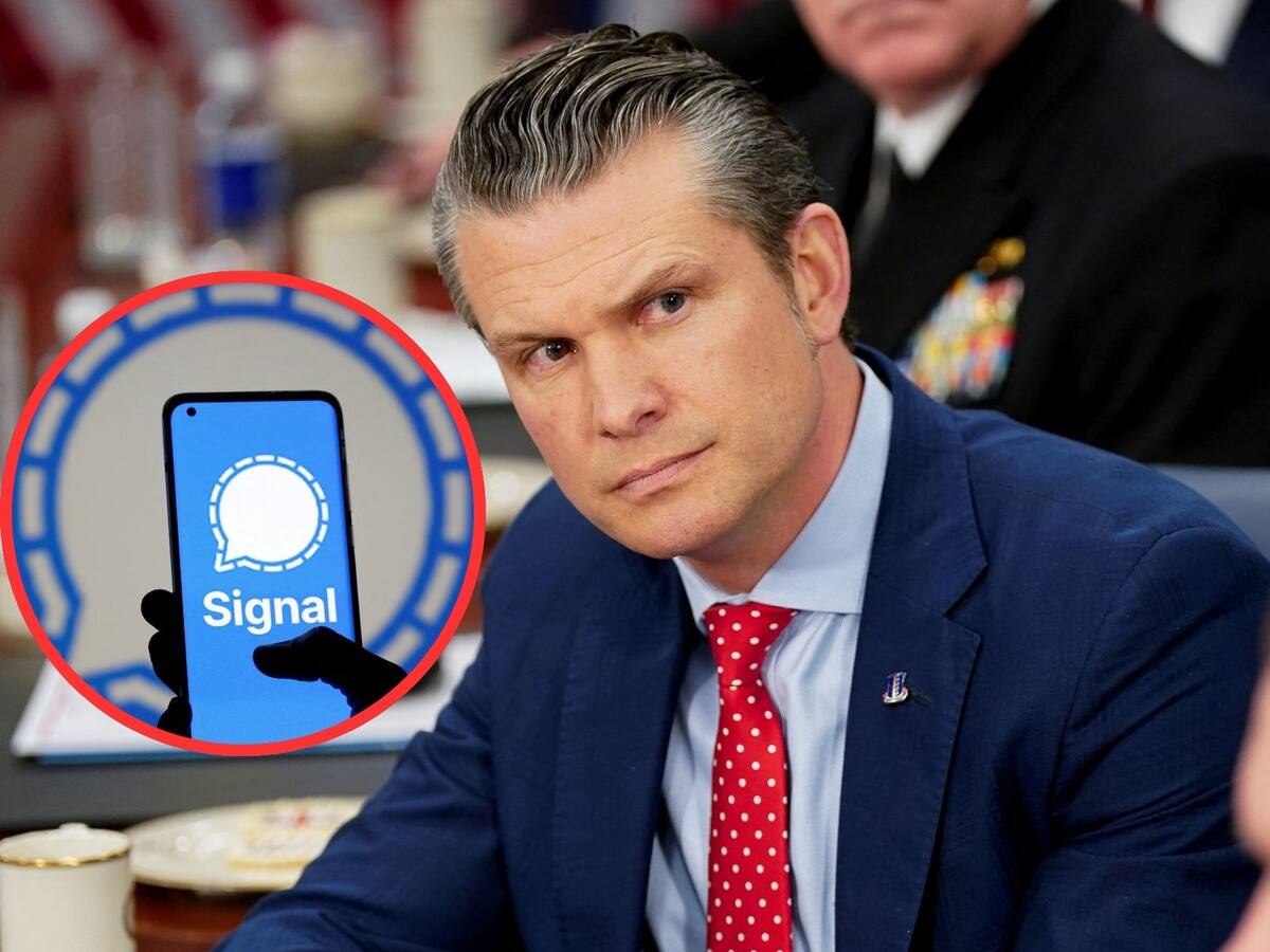 El secretario de Defensa de Estados Unidos, Pete Hegseth, habría revelado en chat la hora prevista de asesinato selectivo de "terrorista" yemení. | Crédito: REUTERS