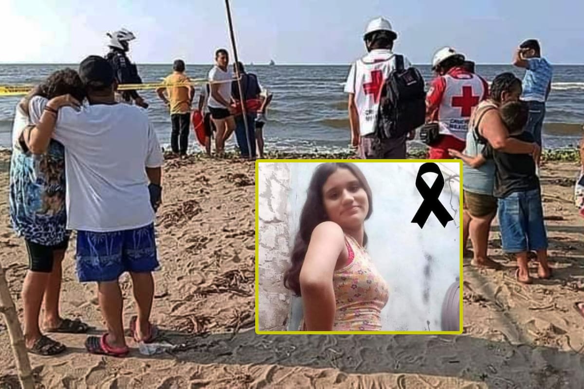 Elizabeth, de 14 años, y su tío Darío murieron ahogados luego de estar nadando más de una hora juntos en playa de Veracruz; difunden fotos