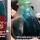 “Es Coca-Cola radioactiva” Joven muestra que un lote de refrescos que su tía pidió al mayoreo incluía una Coca-Cola de color azul oscuro y causa revuelo en redes