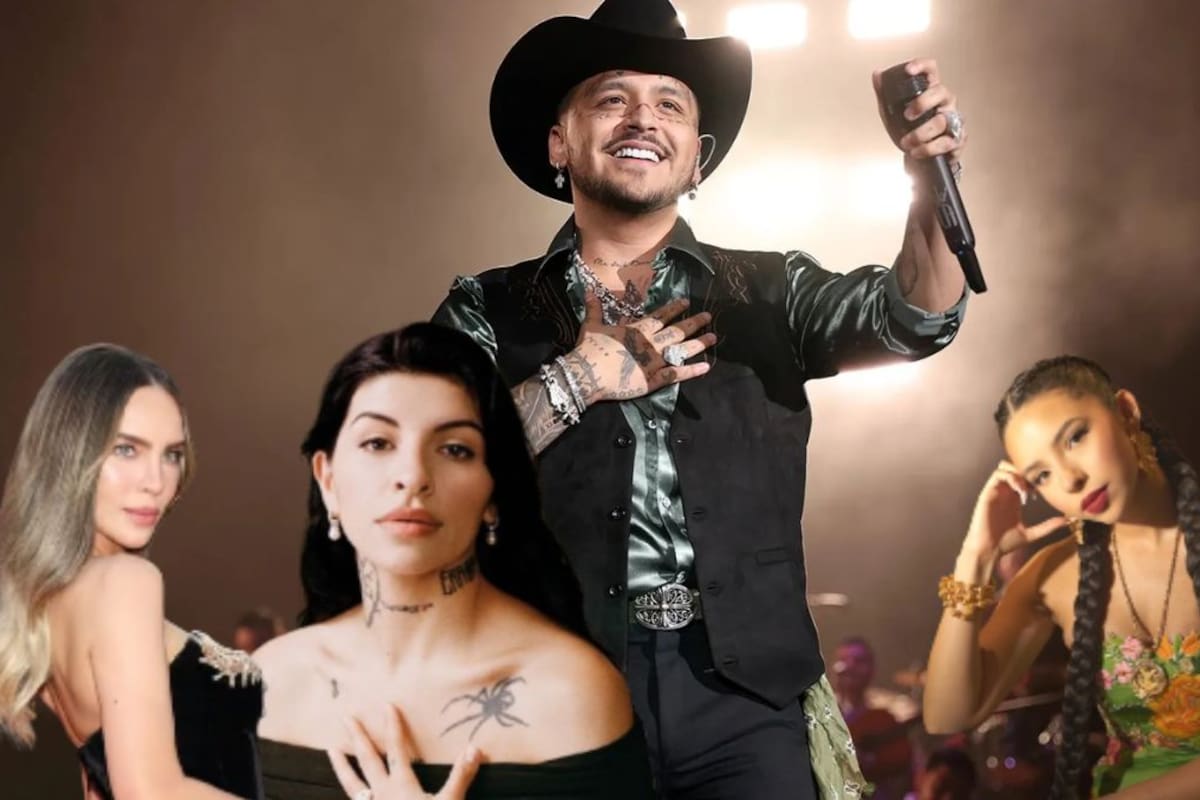 Christian Nodal le dedicó la misma canción a Belinda, Cazzu y Ángela Aguilar: “Me arrepiento de haberla dedicado antes”