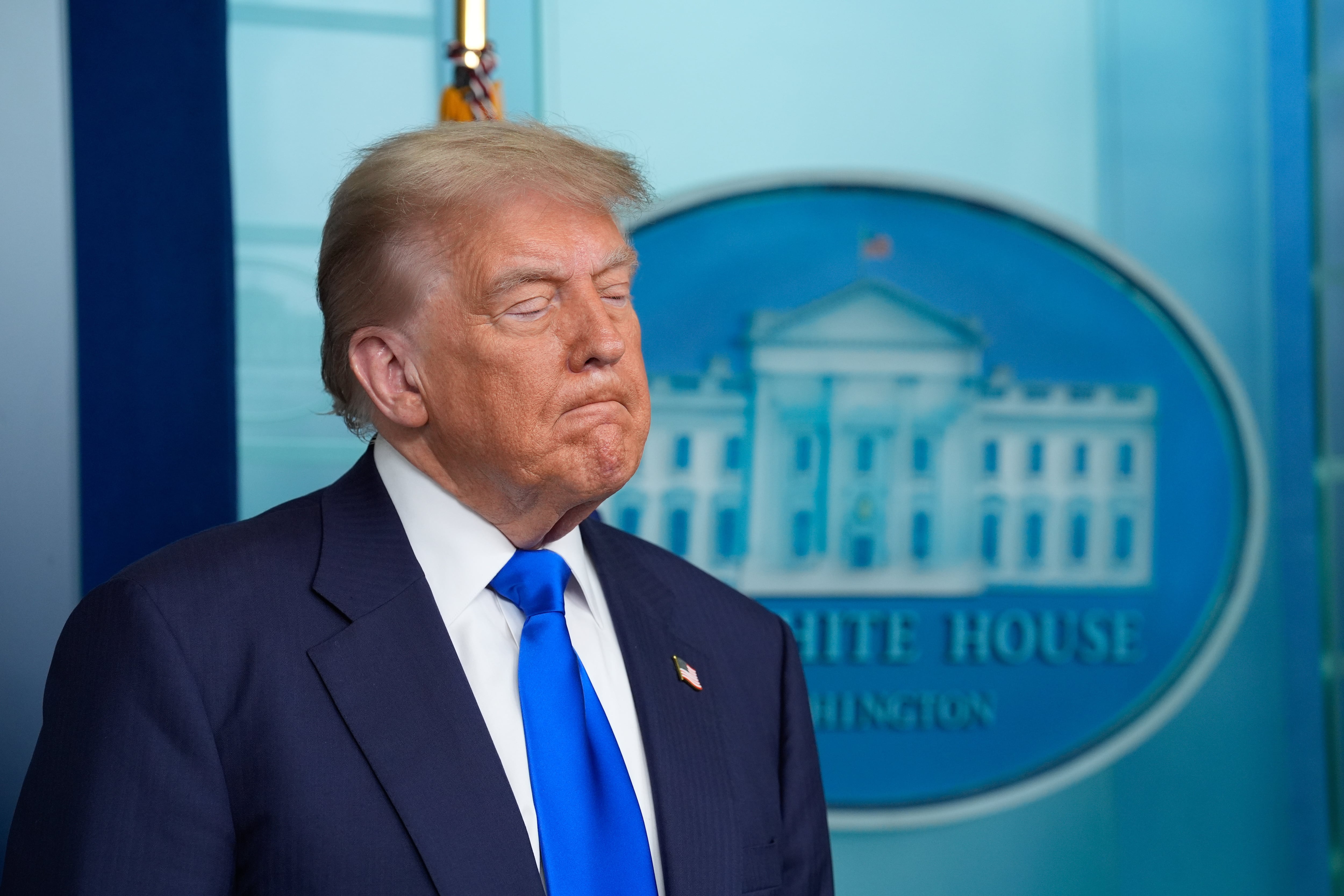 El presidente de Estados Unidos, Donald Trump. EFE/Yuri Gripas